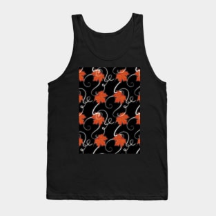 Maple leaf pattern Tank Top